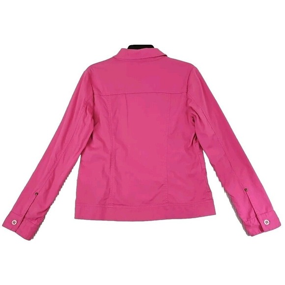 Island Republic ~Woman Size 8~ Pink Lightweight Casual Jacket/Shacket Unlined. - Picture 9 of 9